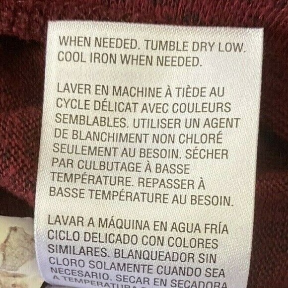 Club Room Mens Burgundy 1/4 Zip Sweater Sz M Pullover Stretch Golf Fall Macy's - Picture 5 of 6